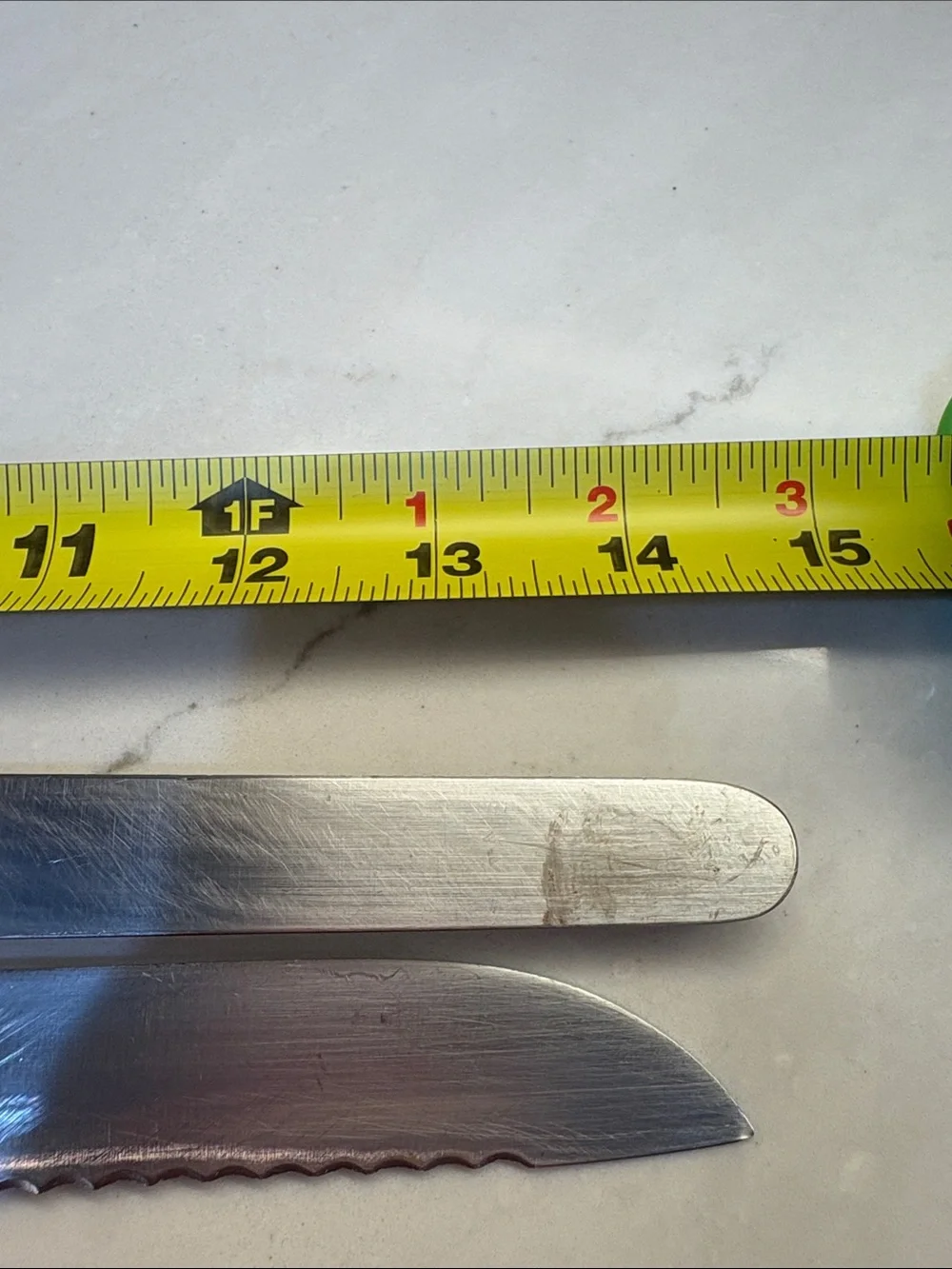 Sabatier Elephant round tip slicer and serrated bread knife